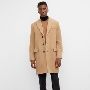 Club Monaco Men's Camel Peacoat